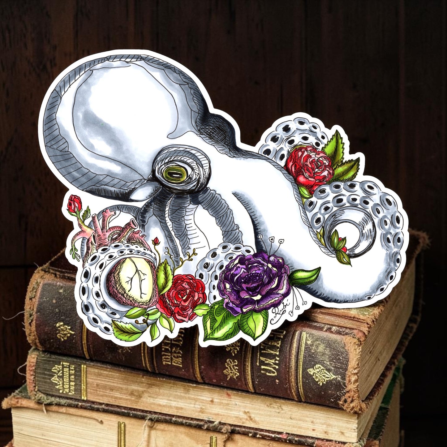 Guardian of the Heart Sticker | Waterproof & Weatherproof Vinyl