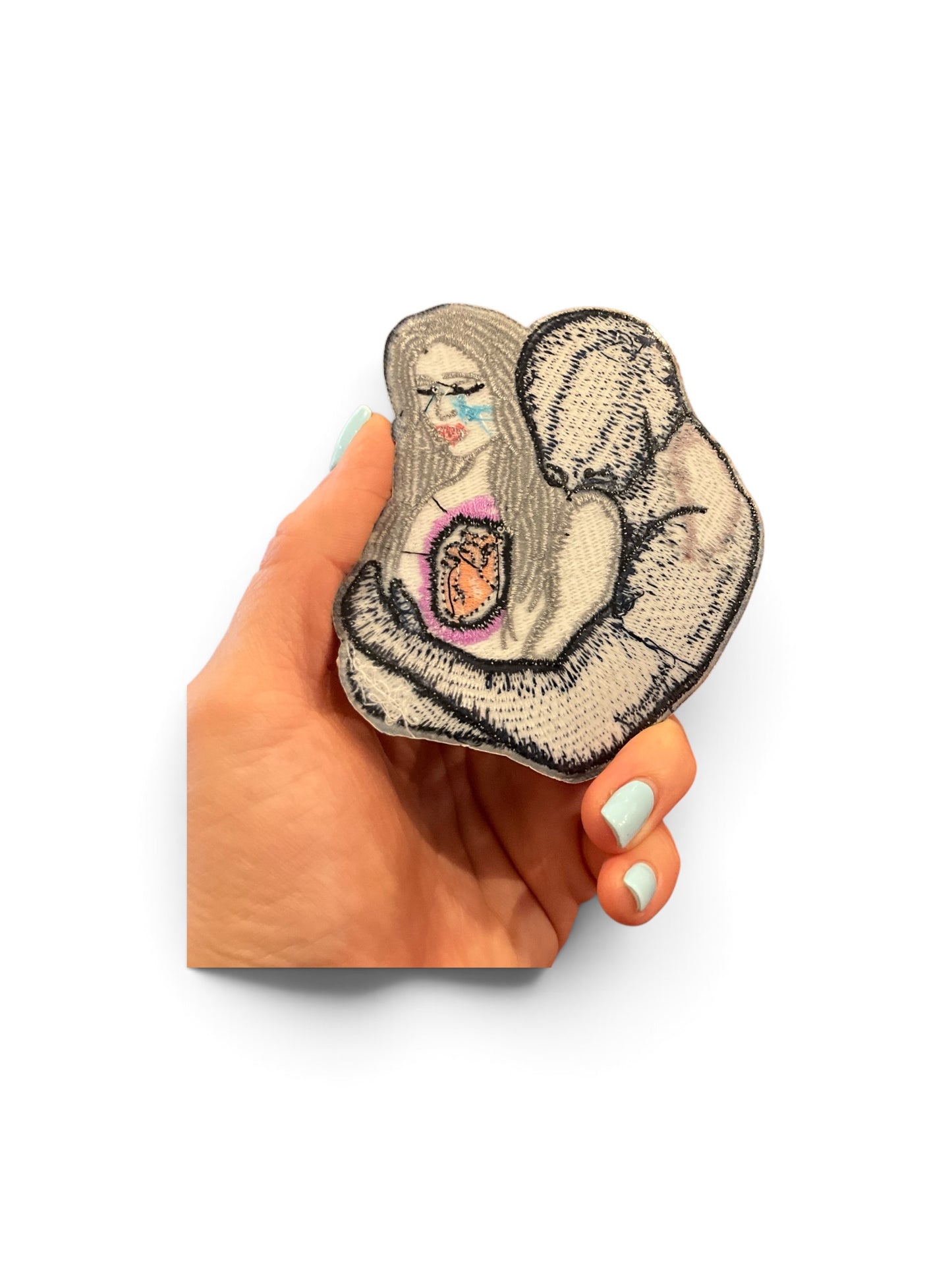 Trapped Patch | Heat-Adhesive Embroidered Patch