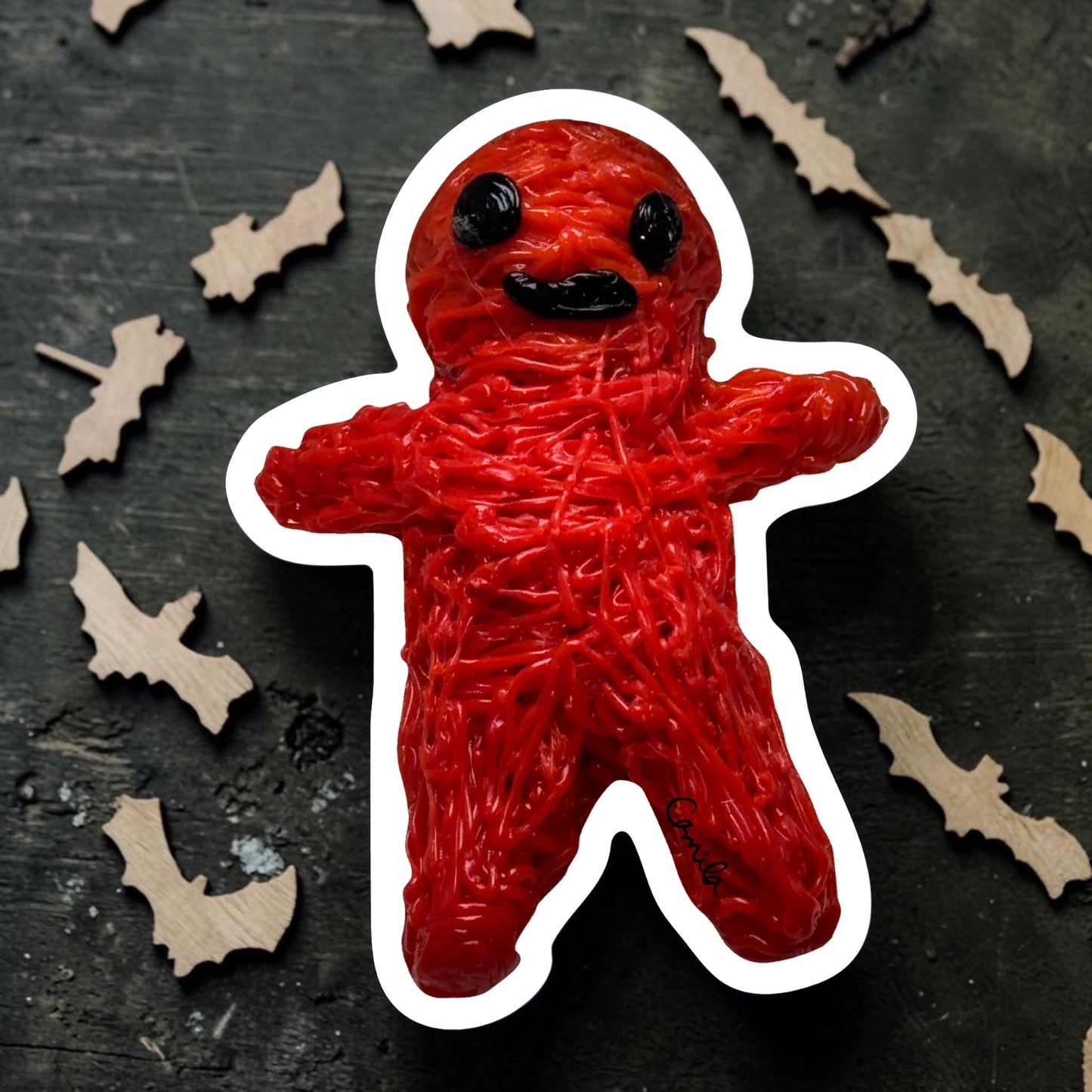 Tangled String Doll Sticker | Waterproof & Weatherproof Vinyl