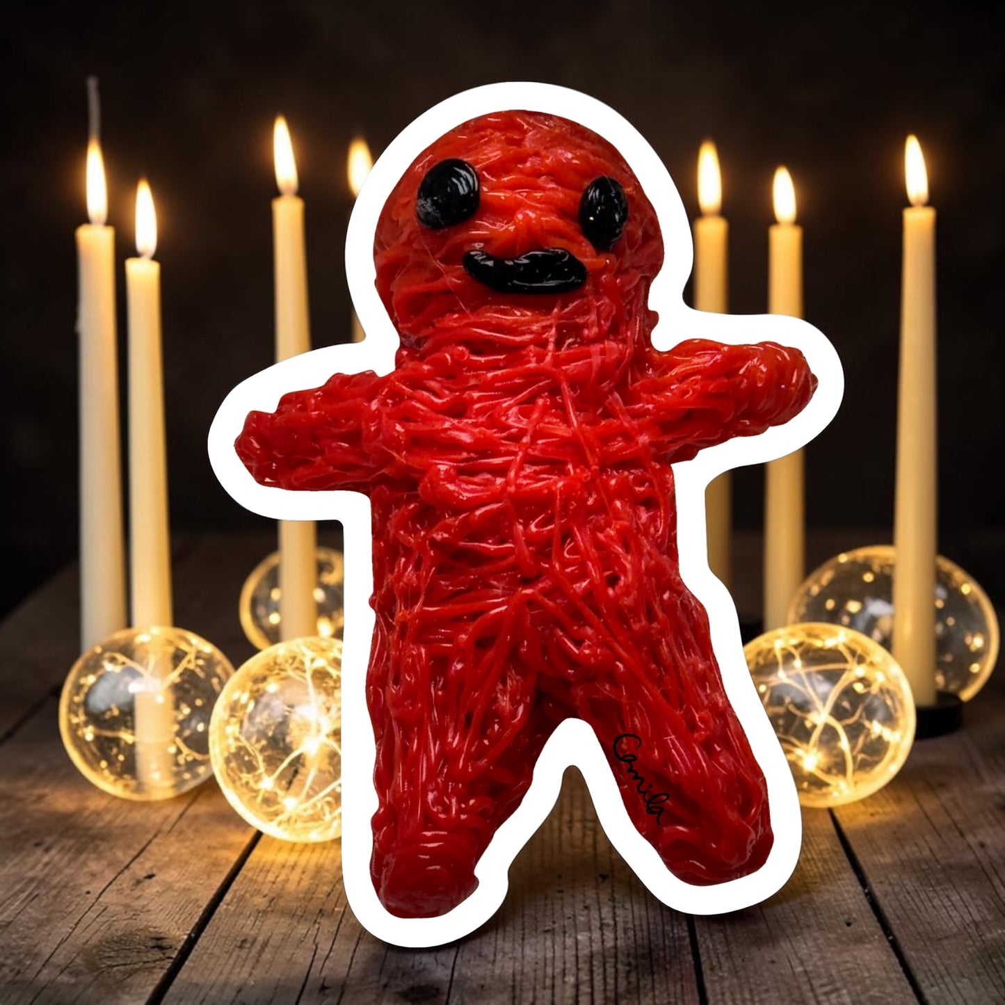 Tangled String Doll Sticker | Waterproof & Weatherproof Vinyl