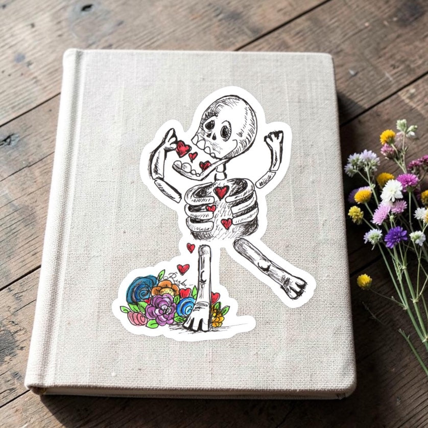 Love to the Bones Sticker  | Waterproof & Weatherproof Vinyl