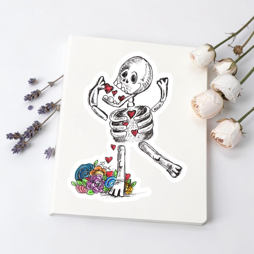 Love to the Bones Sticker  | Waterproof & Weatherproof Vinyl