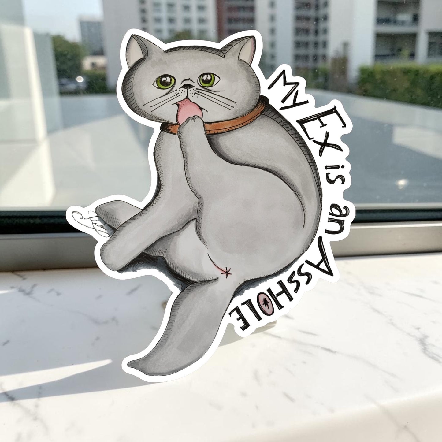 My Ex Sticker  | Waterproof & Weatherproof Vinyl