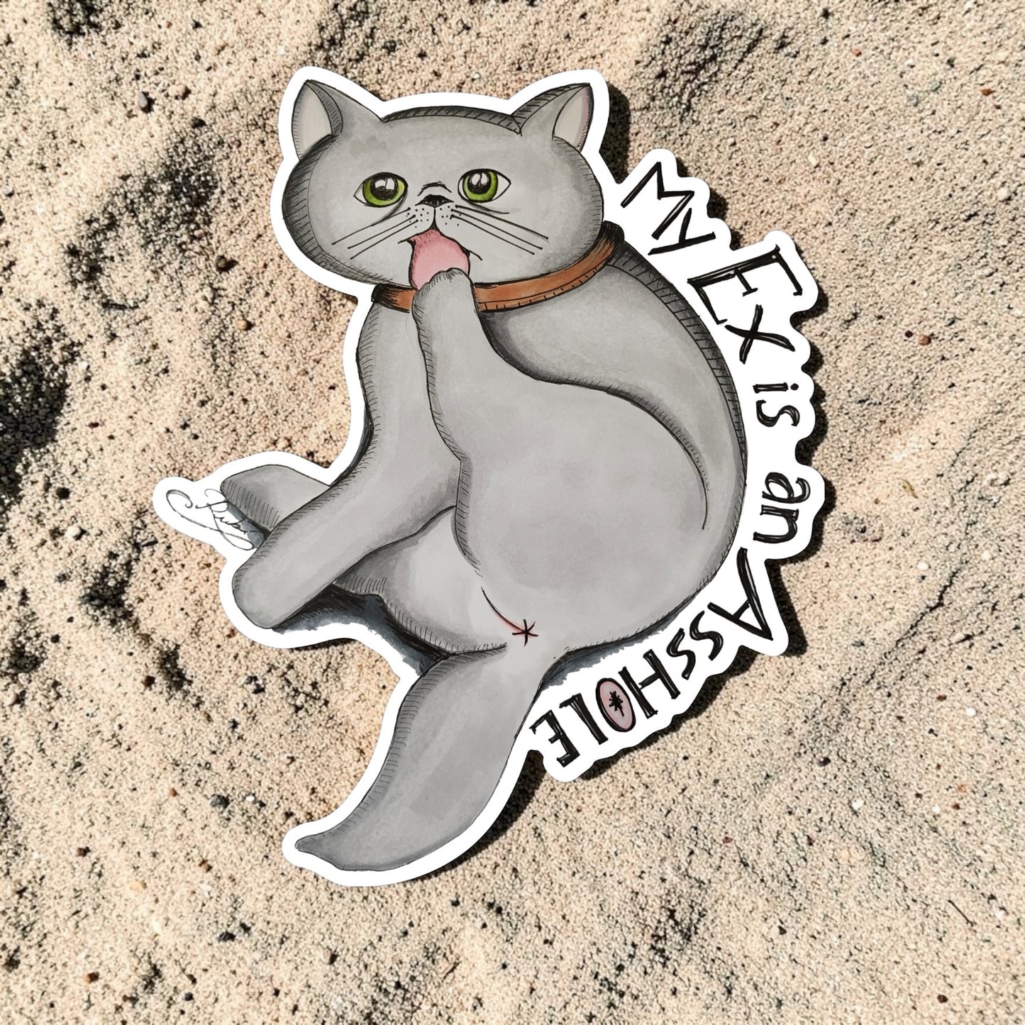 My Ex Sticker  | Waterproof & Weatherproof Vinyl