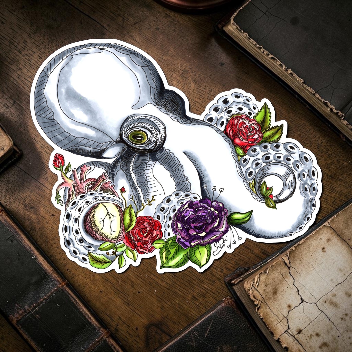 Guardian of the Heart Sticker | Waterproof & Weatherproof Vinyl