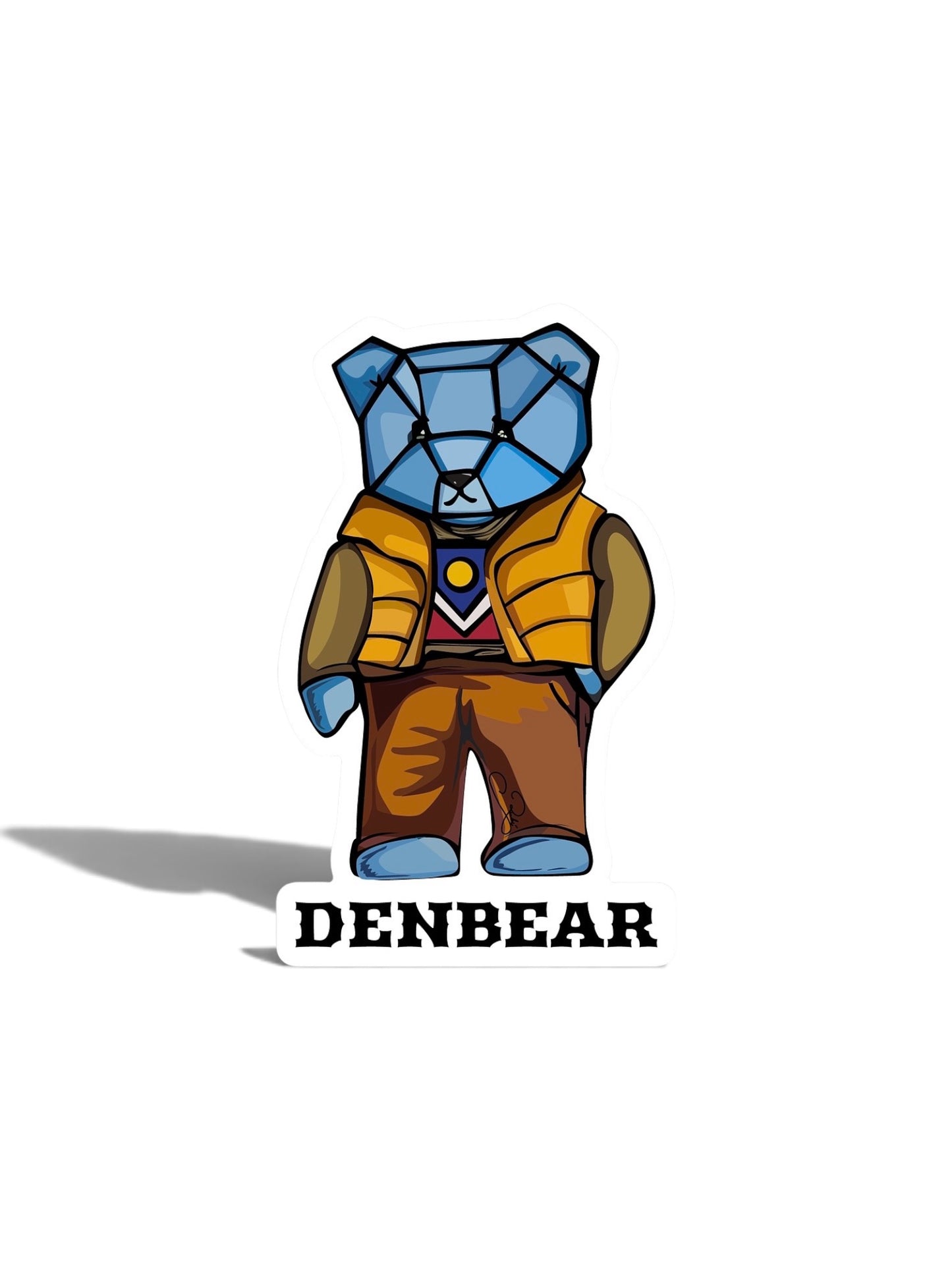 DenBear Adventure Sticker | Waterproof & Weatherproof Vinyl