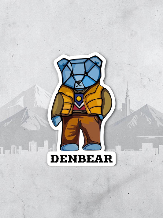DenBear Adventure Sticker | Waterproof & Weatherproof Vinyl