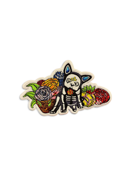Nilo Día de Muertos Patch | Heat-Adhesive Embroidered Patch