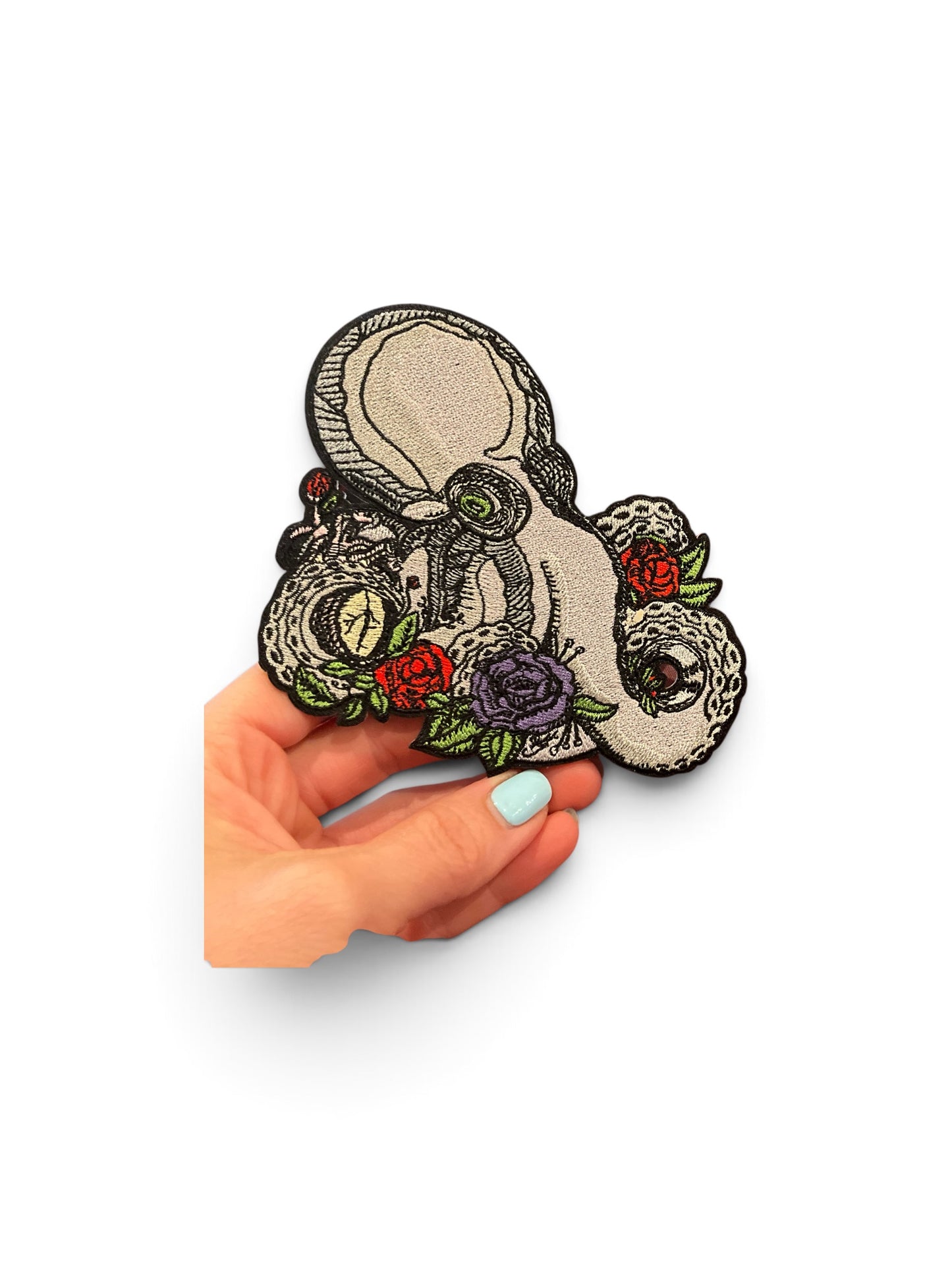 Octopus Patch | Heat-Adhesive Embroidered Patch